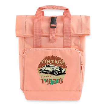 50e anniversaire - Classic - Vintage depuis 01/1976 - Sac à dos Roll Top à deux anses - rose liberty - Devant