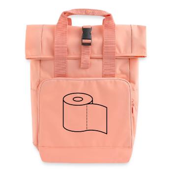 Toilet paper - Roll Top Backpack with Two Handles - chintz rose - Front