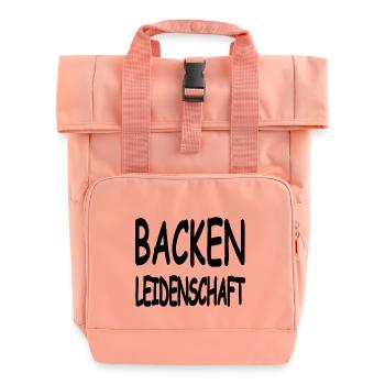 Bake - Roll Top Backpack with Two Handles - chintz rose - Front