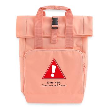 Error 404: Carnival - Roll Top Backpack with Two Handles - chintz rose - Front