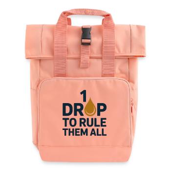 Homöopathie 1 Drop, um sie alle professionell zu beherrschen - Rolltop Rucksack mit zwei Griffen - Chintzrosa - Vorne