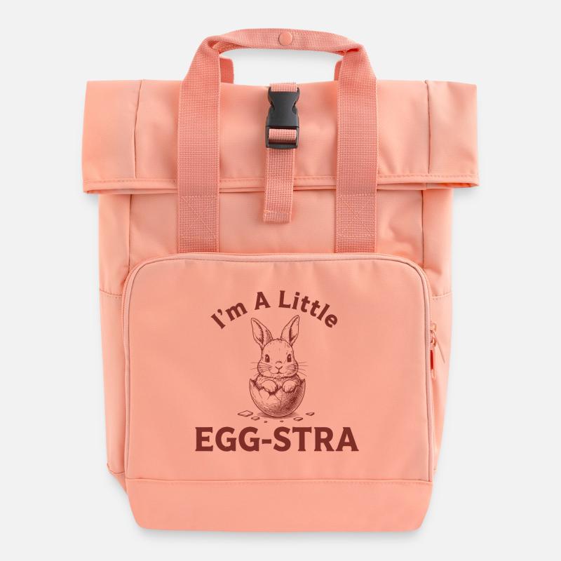 T-shirt Egg-STRA Bunny - Sac à dos Roll Top à deux anses - rose liberty