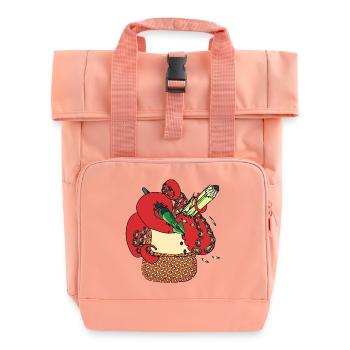 MORCEAU DE L’ABYSS - Sac à dos Roll Top à deux anses - rose liberty - Devant
