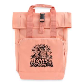 Egypt is calling Pharaoh Egypt Holidays - Roll Top Backpack with Two Handles - chintz rose - Front