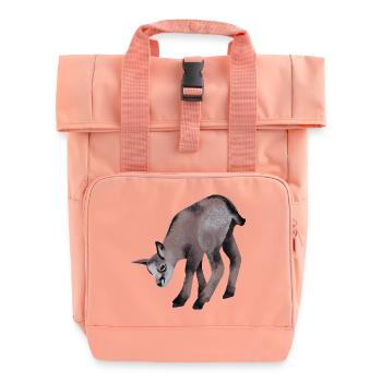 Junge Gams - Rolltop Rucksack mit zwei Griffen - Chintzrosa - Vorne
