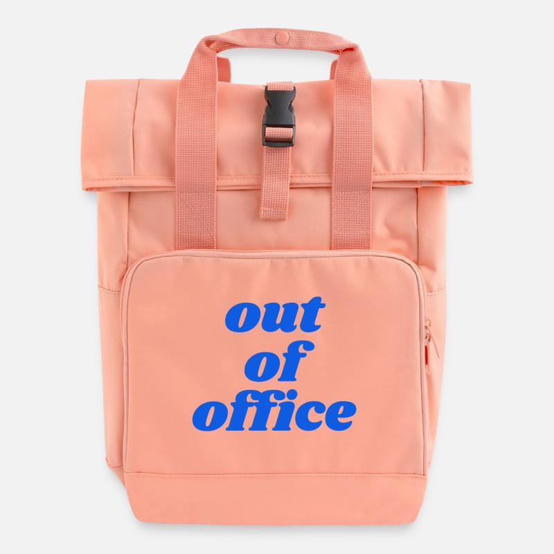 Absent du bureau - Sac à dos Roll Top à deux anses - rose liberty