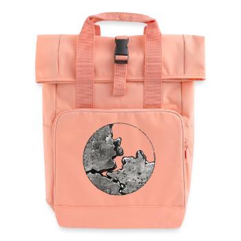 Sacred Fragment – Ancient Wabi Sabi Relic - Rolltop Rucksack mit zwei Griffen - Chintzrosa - Vorne