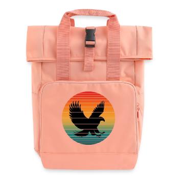 Vintage Eagle - Rolltop Rucksack mit zwei Griffen - Chintzrosa - Vorne