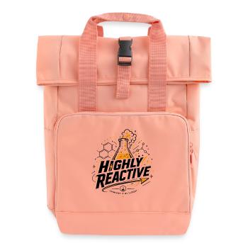 Highly Reactive – Chemistry Design for Chemistry Geeks - Roll Top Backpack with Two Handles - chintz rose - Front