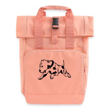 Pit Bull - Roll Top Backpack with Two Handles - chintz rose - Front