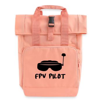 FPV Pilot - Rolltop Rucksack mit zwei Griffen - Chintzrosa - Vorne