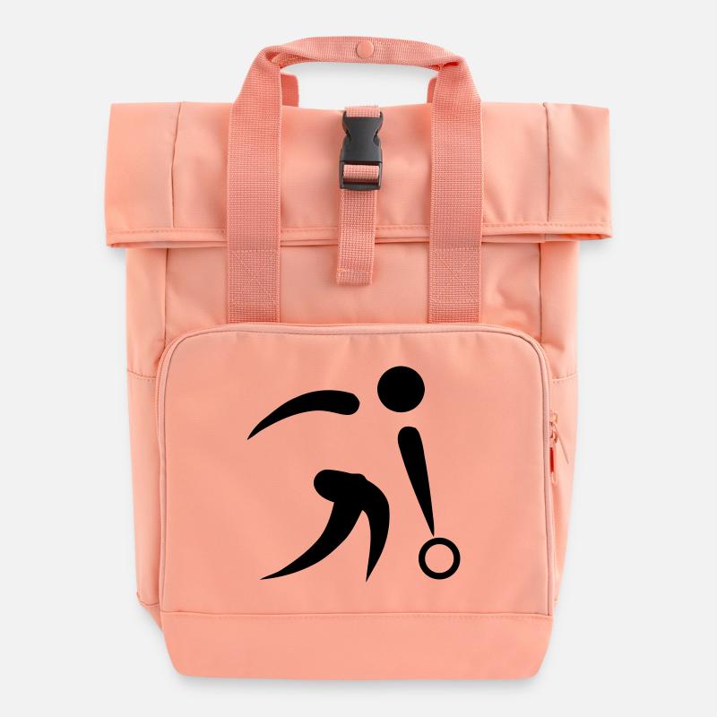 Bowling - Rolltop Rucksack mit zwei Griffen - Chintzrosa