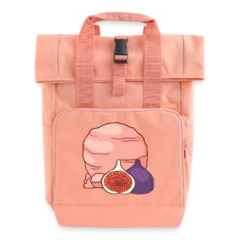 Feigenfrucht Eis Speiseeis Eiskrem Eiscreme - Rolltop Rucksack mit zwei Griffen - Chintzrosa - Vorne