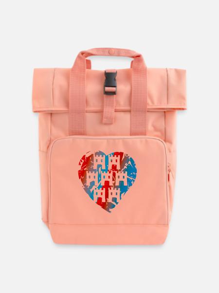 siebenbürgen - Rolltop Rucksack mit zwei Griffen - Chintzrosa