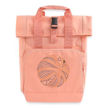 Pivot de filet, orange noir - Sac à dos Roll Top à deux anses - rose liberty - Devant