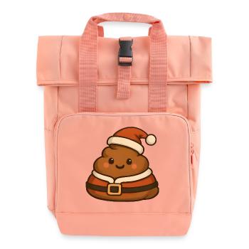 -Weihnachts-Weihnachtsmann Charming - Rolltop Rucksack mit zwei Griffen - Chintzrosa - Vorne