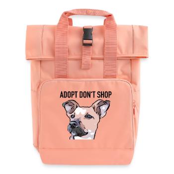 adopt dont shop Kopiesukiblack - Roll Top Backpack with Two Handles - chintz rose - Front