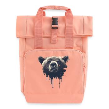 Grizzly - Rolltop Rucksack mit zwei Griffen - Chintzrosa - Vorne