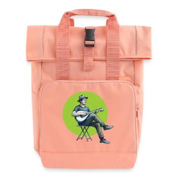 MANDOLINE – Ton & Bild - Rolltop Rucksack mit zwei Griffen - Chintzrosa - Vorne