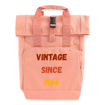 Anniversaire 1966 - Millésime depuis 1966 - Sac à dos Roll Top à deux anses - rose liberty - Devant