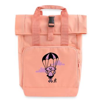 bambino - Zaino con apertura rolltop e due maniglie - rosa antico - Fronte