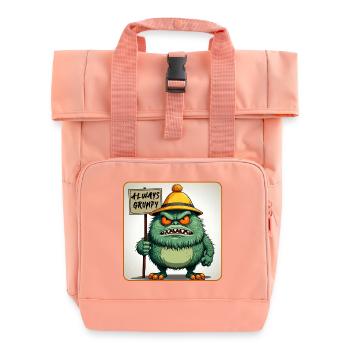 Petit homme de mauvaise humeur et - Sac à dos Roll Top à deux anses - rose liberty - Devant