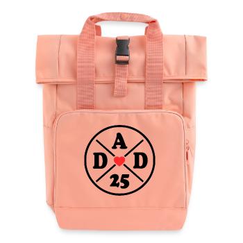 Dad 2025 - Rolltop Rucksack mit zwei Griffen - Chintzrosa - Vorne