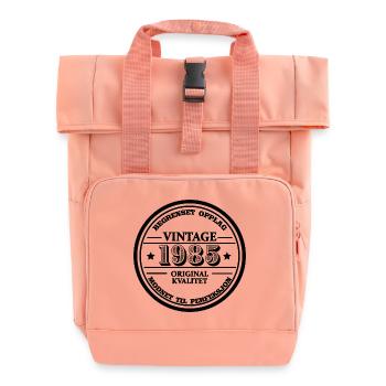 Millésime 1985 - Anniversaire Norvégien - Sac à dos Roll Top à deux anses - rose liberty - Devant