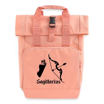 Pfeil und Bogen Schütze Schütze - Rolltop Rucksack mit zwei Griffen - Chintzrosa - Vorne