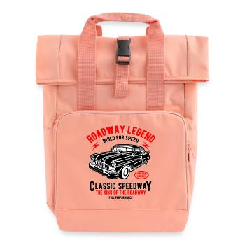Roadway Legend - Rolltop Rucksack mit zwei Griffen - Chintzrosa - Vorne