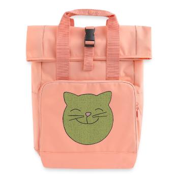 Rires de chat - Sac à dos Roll Top à deux anses - rose liberty - Devant