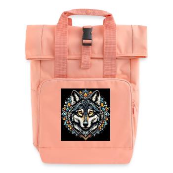 Loup - Sac à dos Roll Top à deux anses - rose liberty - Devant