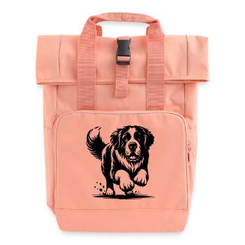Saint-bernard - Sac à dos Roll Top à deux anses - rose liberty - Devant