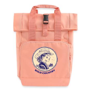 Woman in the Wilderness - Rolltop Rucksack mit zwei Griffen - Chintzrosa - Vorne