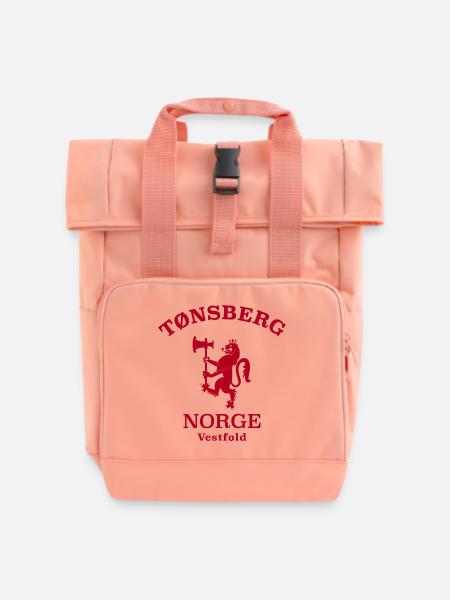 Tonsberg Norge Norwegen - Rolltop Rucksack mit zwei Griffen - Chintzrosa
