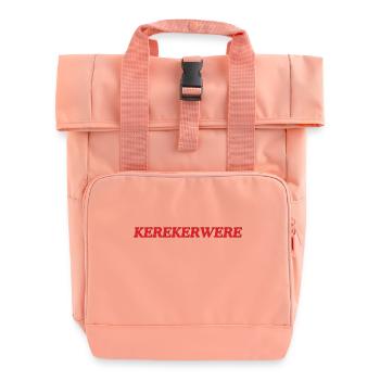 KEREKERWERE | T-Shirt from West Flanders - Roll Top Backpack with Two Handles - chintz rose - Front