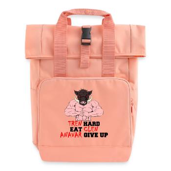 tren dur - Sac à dos Roll Top à deux anses - rose liberty - Devant