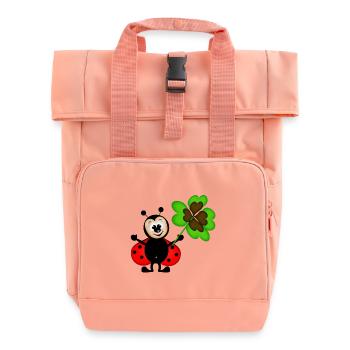 Trèfle de Marini - Sac à dos Roll Top à deux anses - rose liberty - Devant