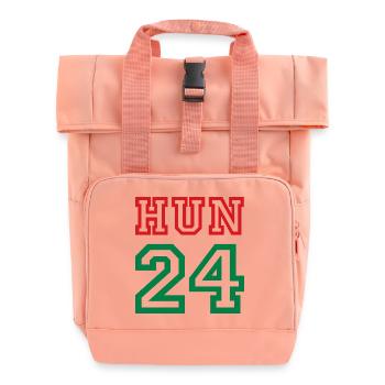Hungary Magyarorszag Ungarn - Rolltop Rucksack mit zwei Griffen - Chintzrosa - Vorne