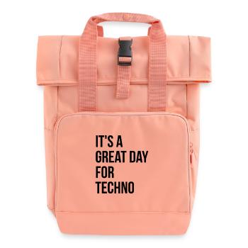 techno - Sac à dos Roll Top à deux anses - rose liberty - Devant