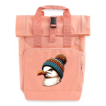 Möwe - Rolltop Rucksack mit zwei Griffen - Chintzrosa - Vorne