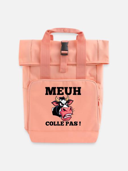 auto, fahren, fahren - Rolltop Rucksack mit zwei Griffen - Chintzrosa