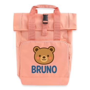 Bruno - Rolltop Rucksack mit zwei Griffen - Chintzrosa - Vorne