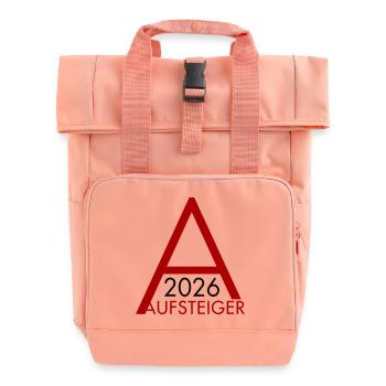 Aufsteiger 2026 Aufstieg - Rolltop Rucksack mit zwei Griffen - Chintzrosa - Vorne