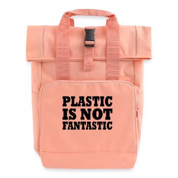 Plastic is not fantastic - Sac à dos Roll Top à deux anses - rose liberty - Devant