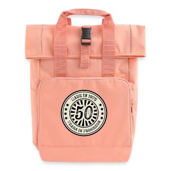 50e anniversaire 1975 - Sac à dos Roll Top à deux anses - rose liberty - Devant