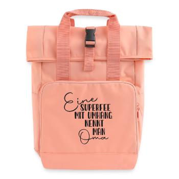 Déclaration de Granny Superfee - Sac à dos Roll Top à deux anses - rose liberty - Devant