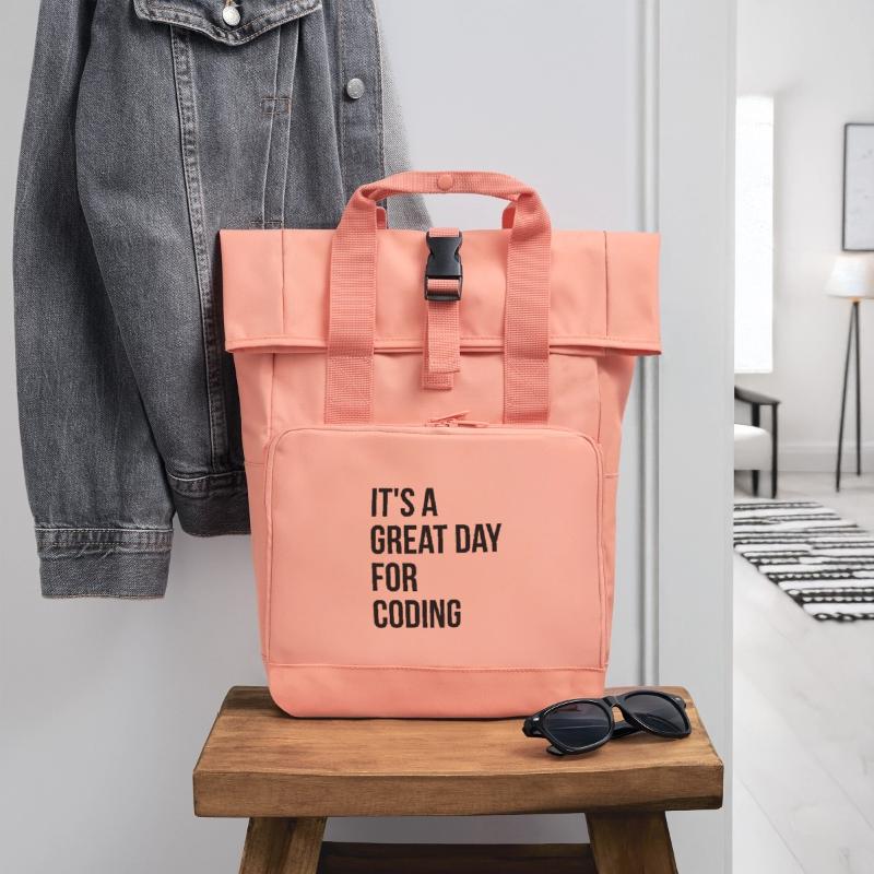 Roll Top Backpack with Two Handles