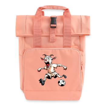 Football de chèvre - Sac à dos Roll Top à deux anses - rose liberty - Devant
