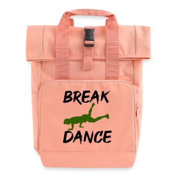 Breakdance - Rolltop Rucksack mit zwei Griffen - Chintzrosa - Vorne